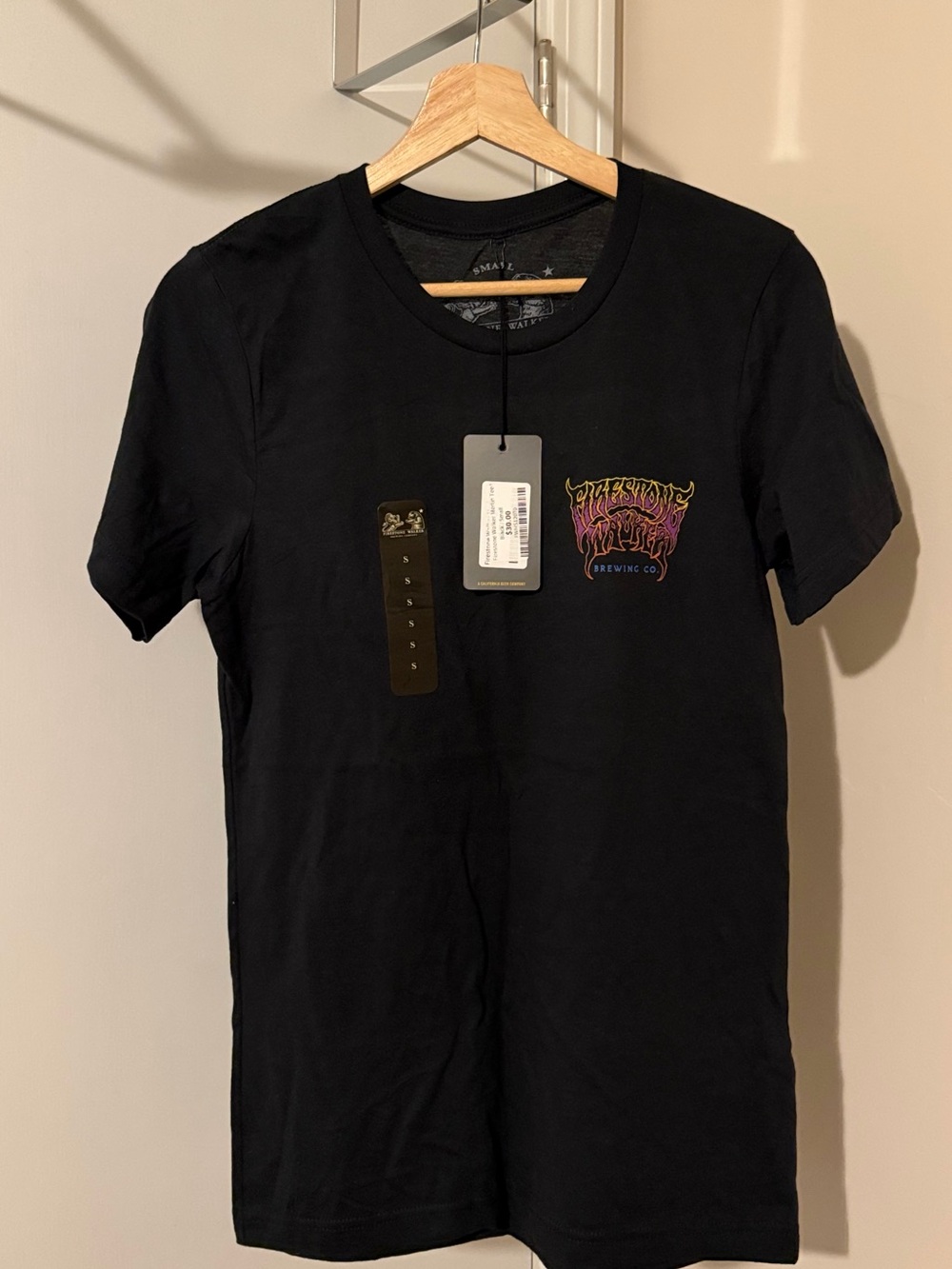 Firestone Walker Brewery Men’s Cut Crew Neck T‑Shirt Size Small NWT